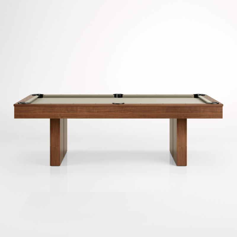 Walnut Pool Table with Wall Rack and Accessories - image 6 of 12