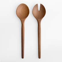 Walnut Servers, Set of 2 + Reviews | Crate & Barrel