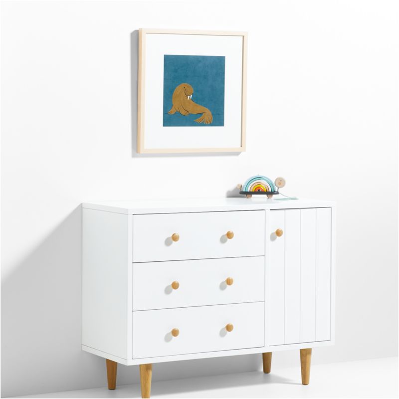 Walrus Framed Wall Art Print