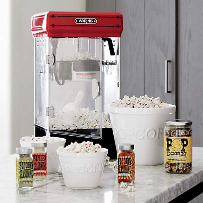 Stovetop Popcorn Popper Red | Crate & Barrel