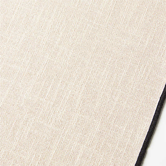 Merrow Stitch 120" Natural Table Runner