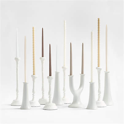 Warm Tone Taper Candle Bundle, Set of 12