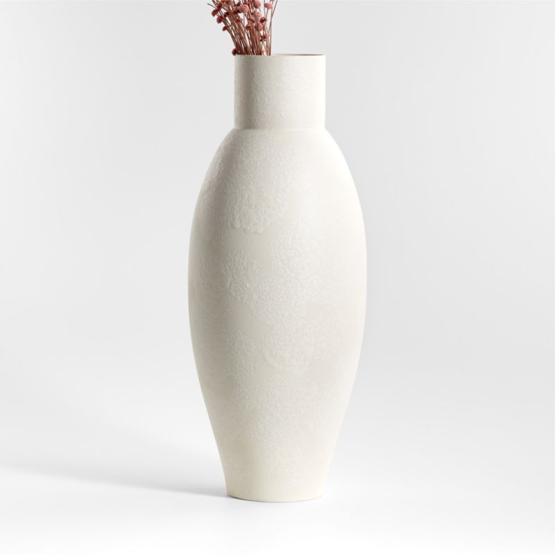 Warrick White Vase 20"