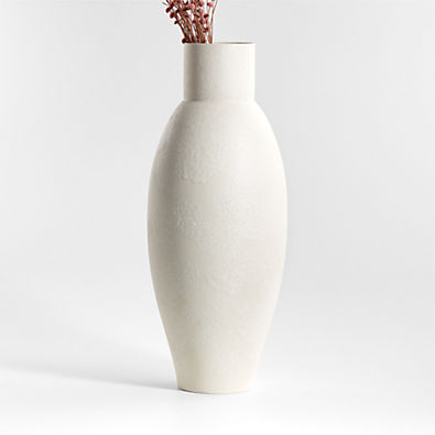 View Warrick White Vase 20" details
