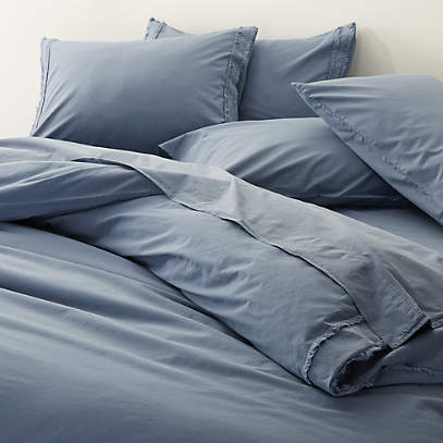 Organic Cotton Blue Duvet Covers And, Dark Teal Cotton Duvet Cover