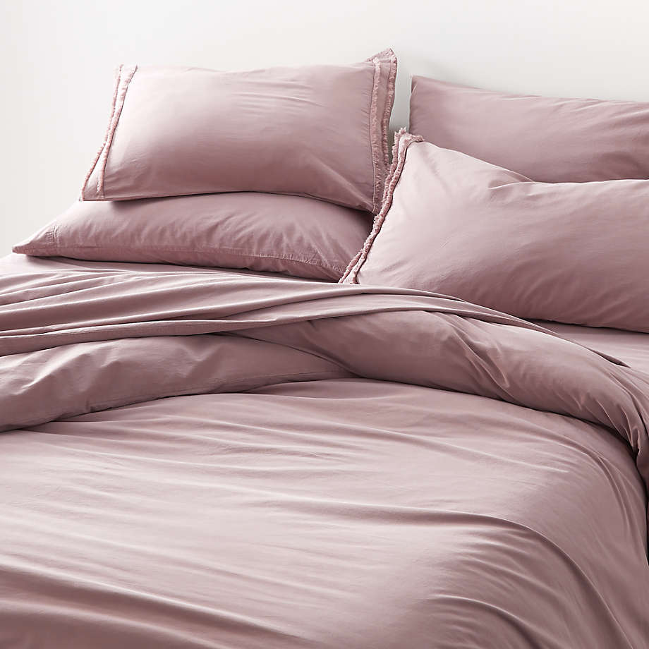 Organic Cotton Dusty Lilac Full Queen, Lilac Duvet Cover Queen