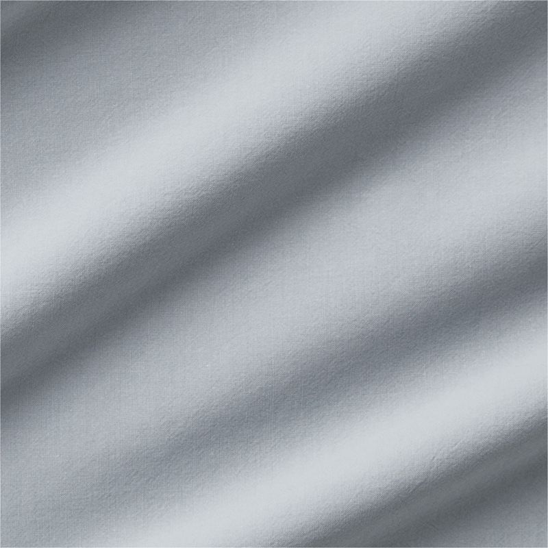 Favorite Washed Organic Cotton Mist Blue Full Bed Sheet Set - image 4 of 4