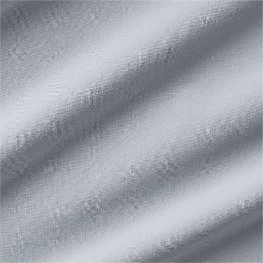 Favorite Washed Organic Cotton Mist Blue Bed Sheet Sets