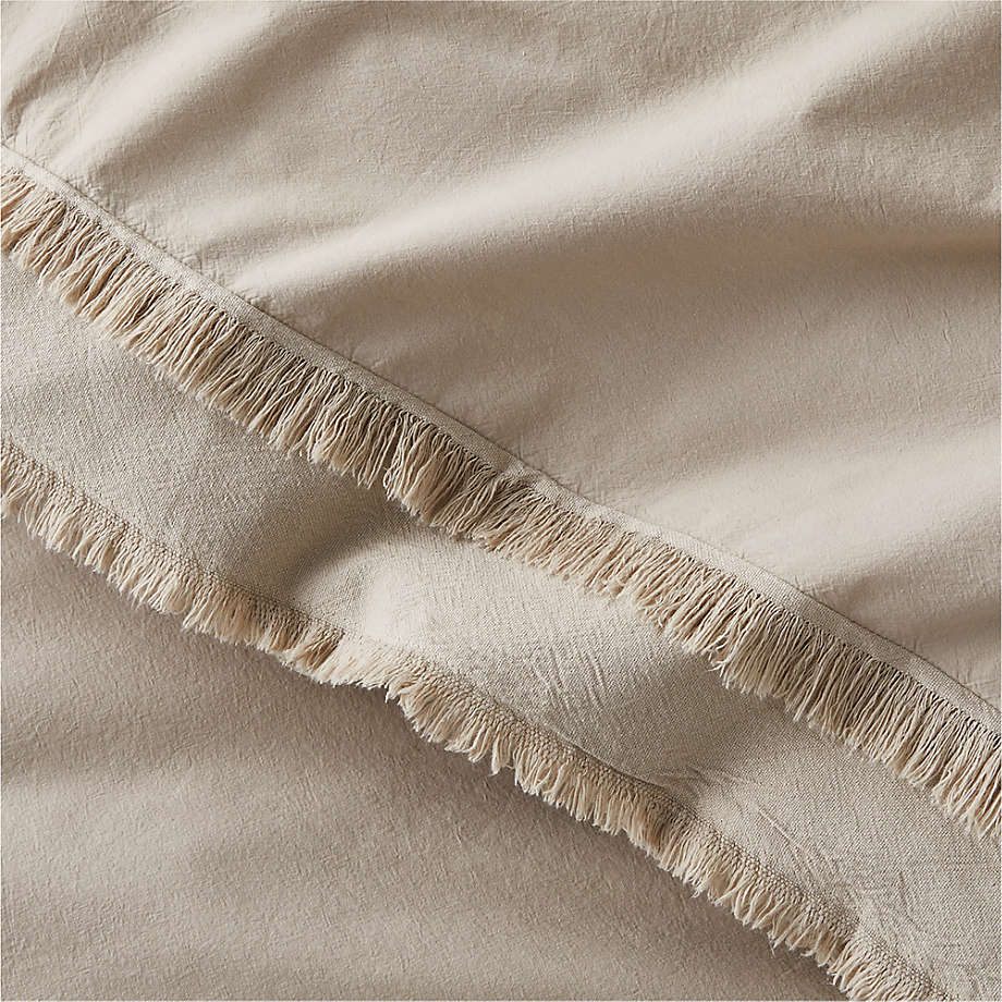 Favorite Washed Organic Cotton Aged Bronze Standard Bed Pillow Sham