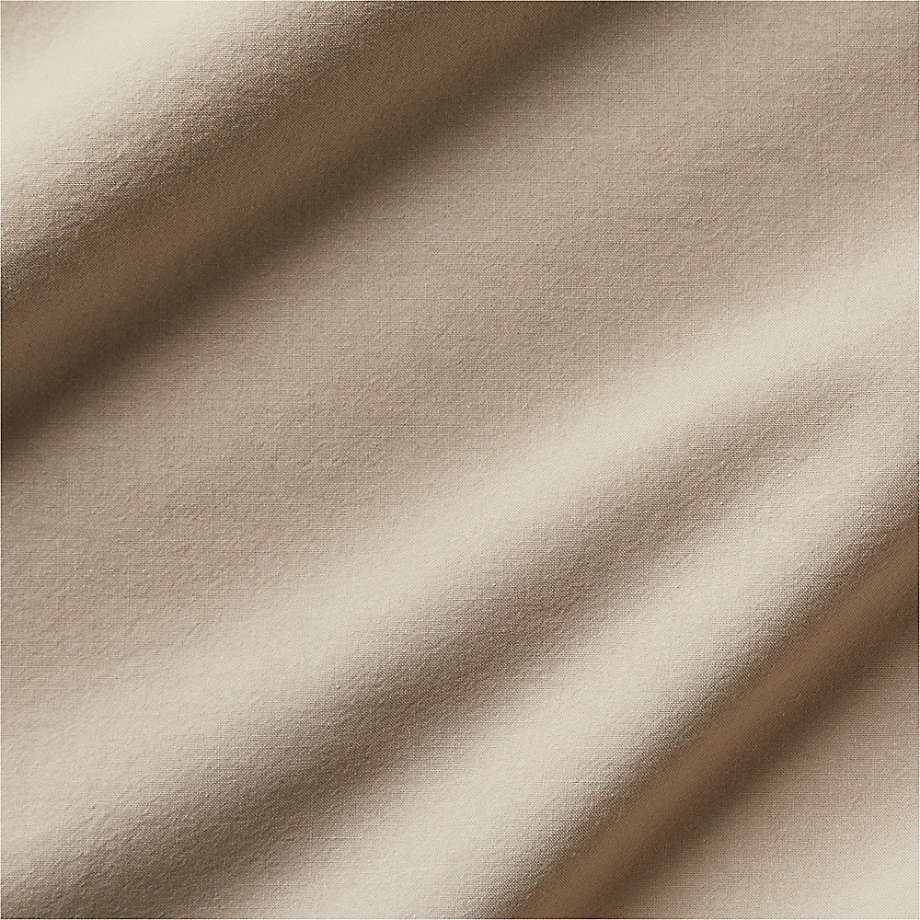 Basics Essential Cotton Blend Bed Sheet Set, Full, Beige