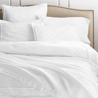 Organic Cotton White Full Queen Duvet, White Bed Duvet Covers