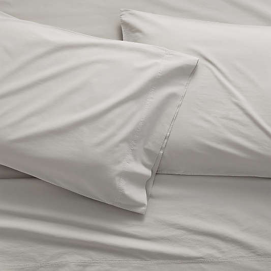 Organic Cotton Grey Full Sheet Set