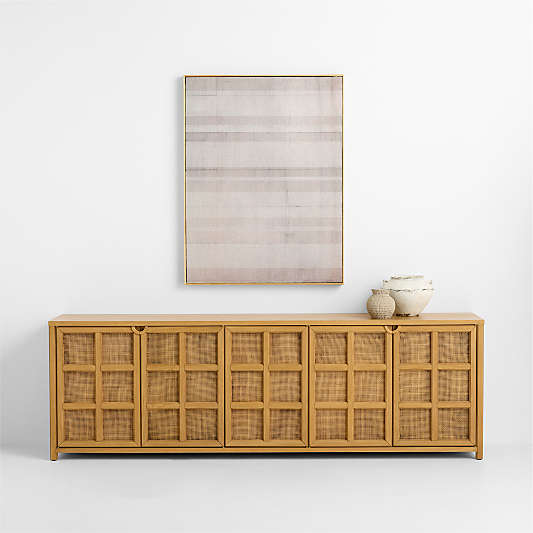 Washed Textile 48" x 62.5" Framed Wall Art Print