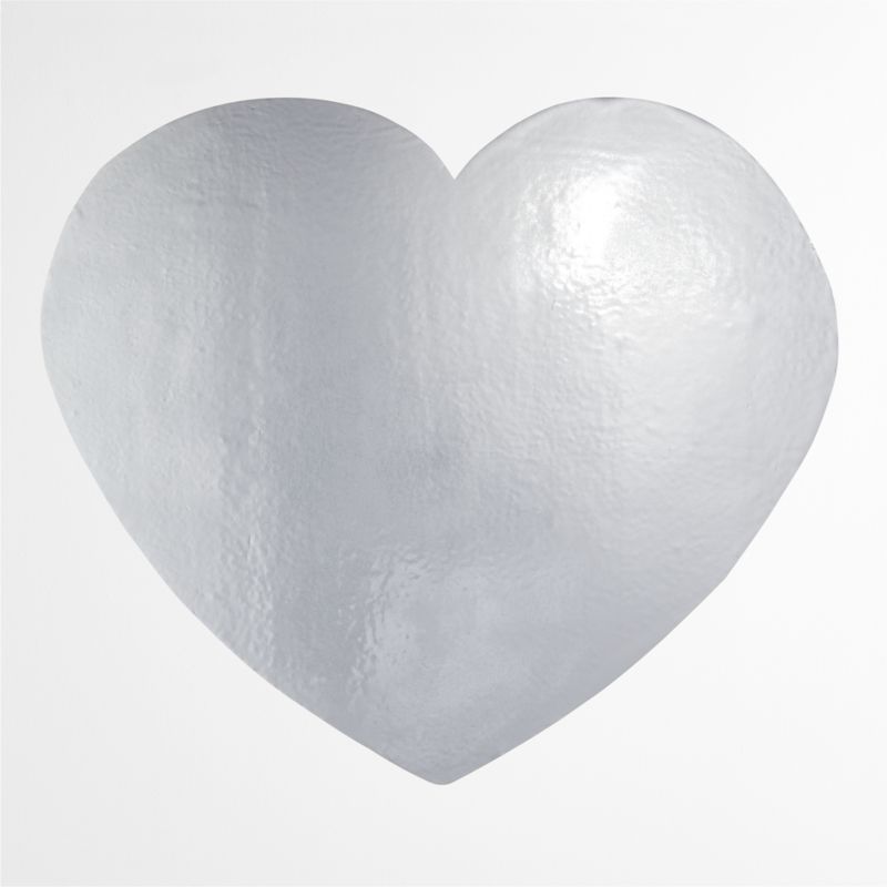 Silver Watercolor Heart Large Wall Decal - image 2 of 4