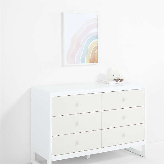 Watercolor Rainbow Framed Wall Art Print