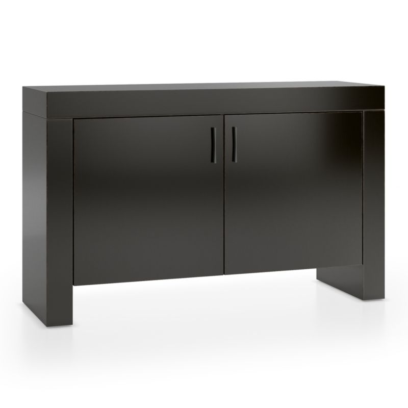 Waterfall Bruno Black Storage Cabinet - image 2 of 10