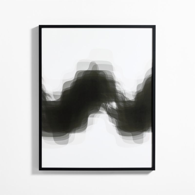 "Wave 4" by Tad Takano Digital Art 40" x 50" Framed Wall Art Print - image 0 of 5