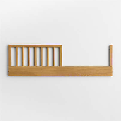 Waveland Natural Oak Wood Toddler Bed Rail