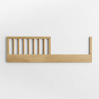 Waveland Natural Oak Wood Toddler Bed Rail