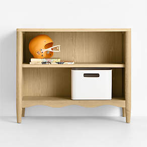 Waveland Ivory and Natural Stripe Upholstered Kids Twin Bed