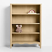 Waveland Ivory and Natural Stripe Upholstered Kids Twin Bed