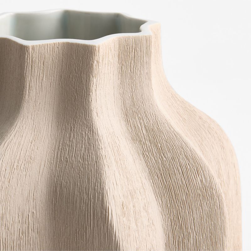 Waverly Small Taupe Porcelain 7.5" Vase - image 2 of 4