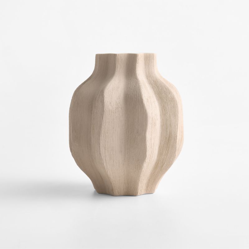 Waverly Small Taupe Porcelain 7.5" Vase - image 3 of 4