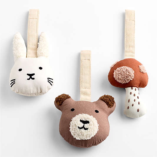 Woodland Baby Rattle Set