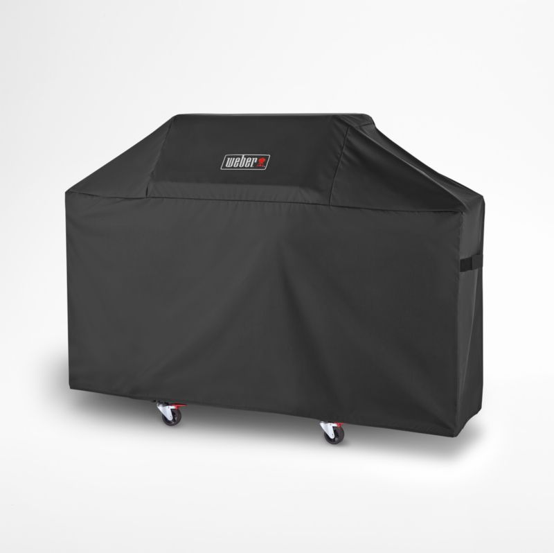 Weber Genesis 300 Series Premium Outdoor Grill Cover + Reviews | Crate ...