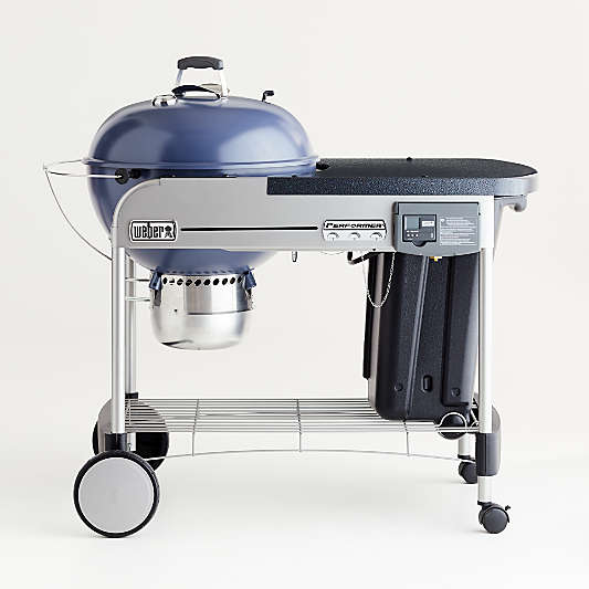 Weber ® Performer Deluxe Slate Blue Outdoor Charcoal Grill