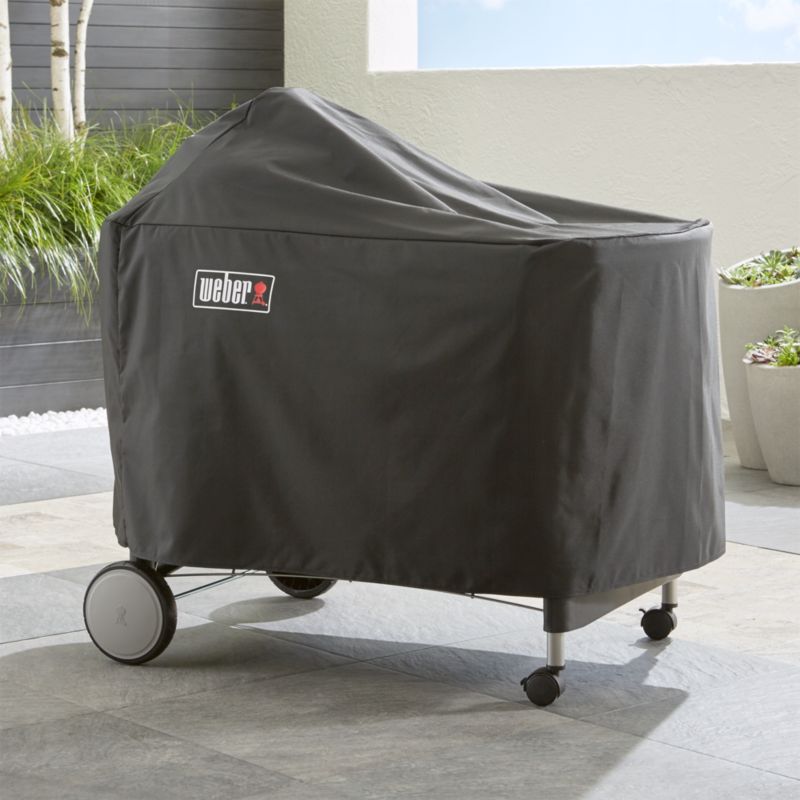 Weber Performer Premium/Deluxe Grill Cover + Reviews Crate & Barrel