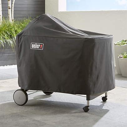 levering rod tapperhed Weber Performer Premium/Deluxe Outdoor Grill Cover + Reviews | Crate &  Barrel