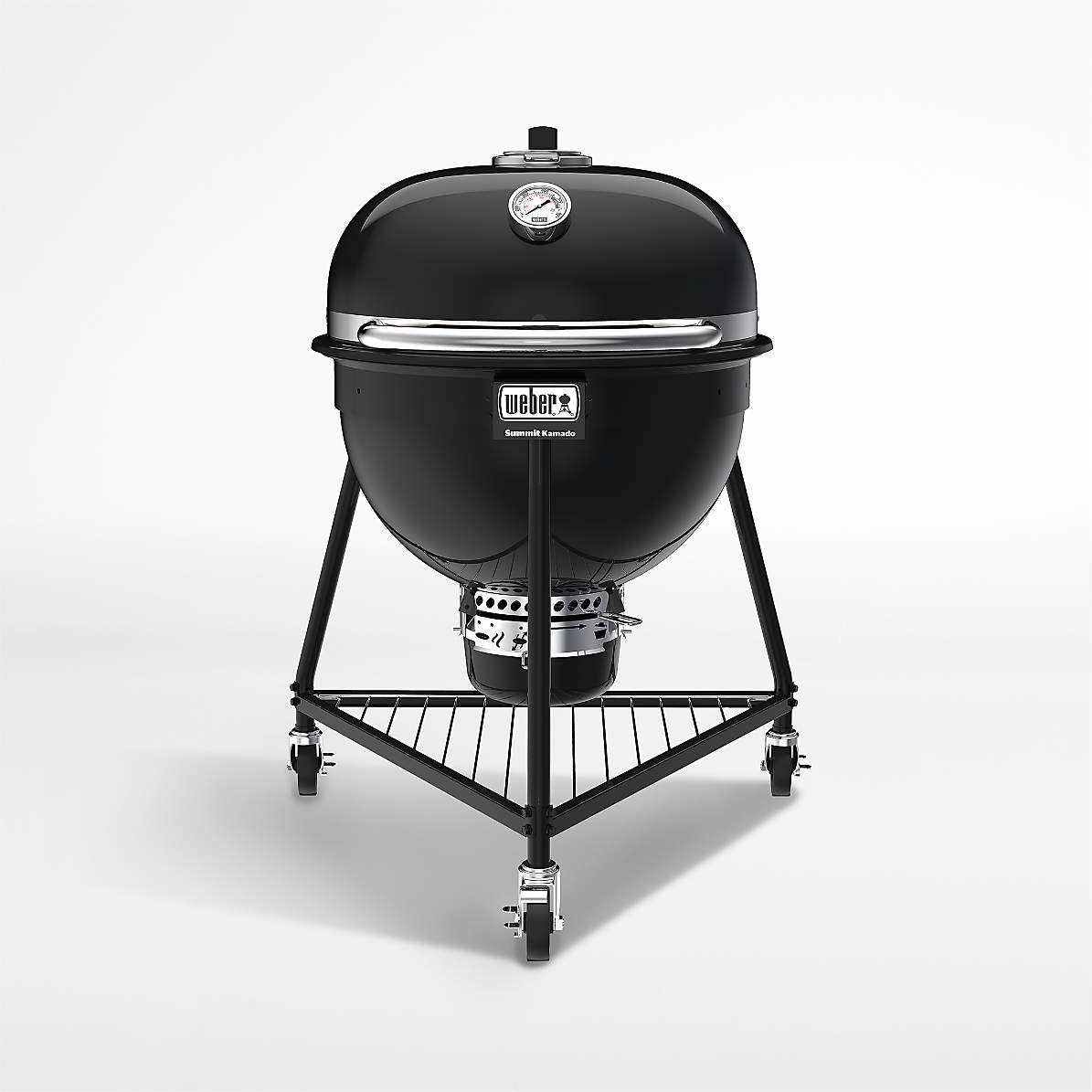 Kettle Charcoal BBQ with Pizza Oven Ash Pan Handle Not Included 