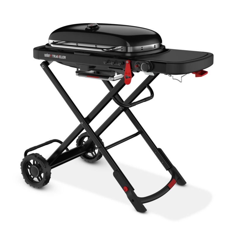 Weber ® Traveler Black Portable Gas Grill Stealth Edition - image 1 of 3