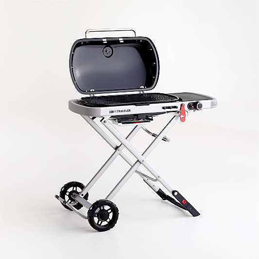 Weber ® Traveler Portable Black Outdoor Propane Gas Grill