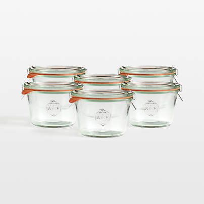Weck 12.5-Oz. Glass Canning Jar, Set of 6