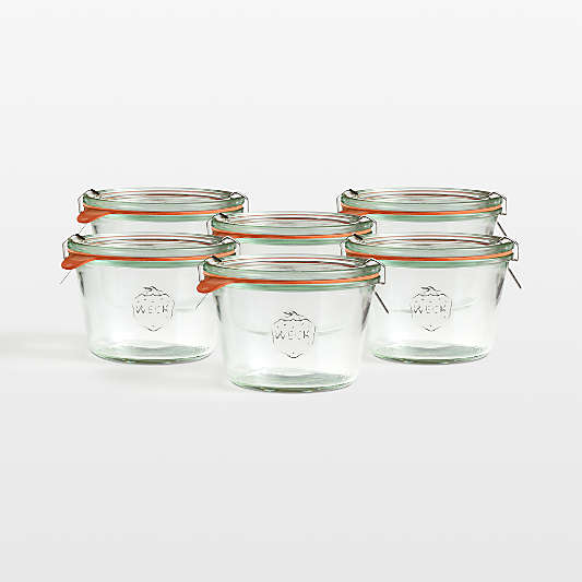 Weck 12.5-Oz. Glass Canning Jar, Set of 6