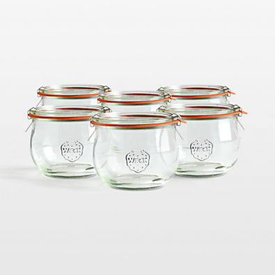 View Weck 19.6-Oz. Tulip Canning Jar, Set of 6 details