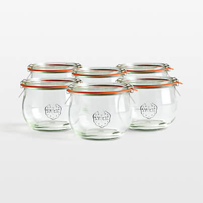 Weck 19.6-Oz. Tulip Canning Jar, Set of 6