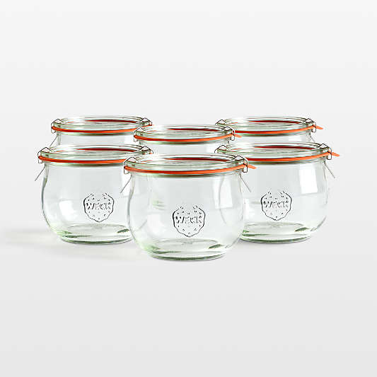 Weck 19.6-Oz. Tulip Canning Jar, Set of 6