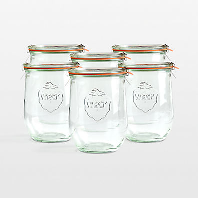 View Weck 35.9-Oz. Tulip Canning Jar, Set of 6 details