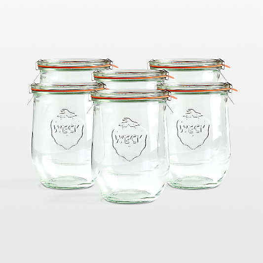Weck 35.9-Oz. Tulip Canning Jar, Set of 6