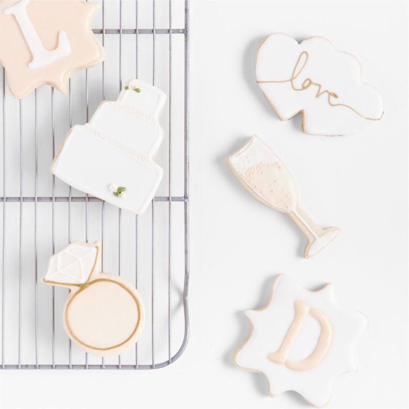 Wedding Cookie Cutters, Set of 5