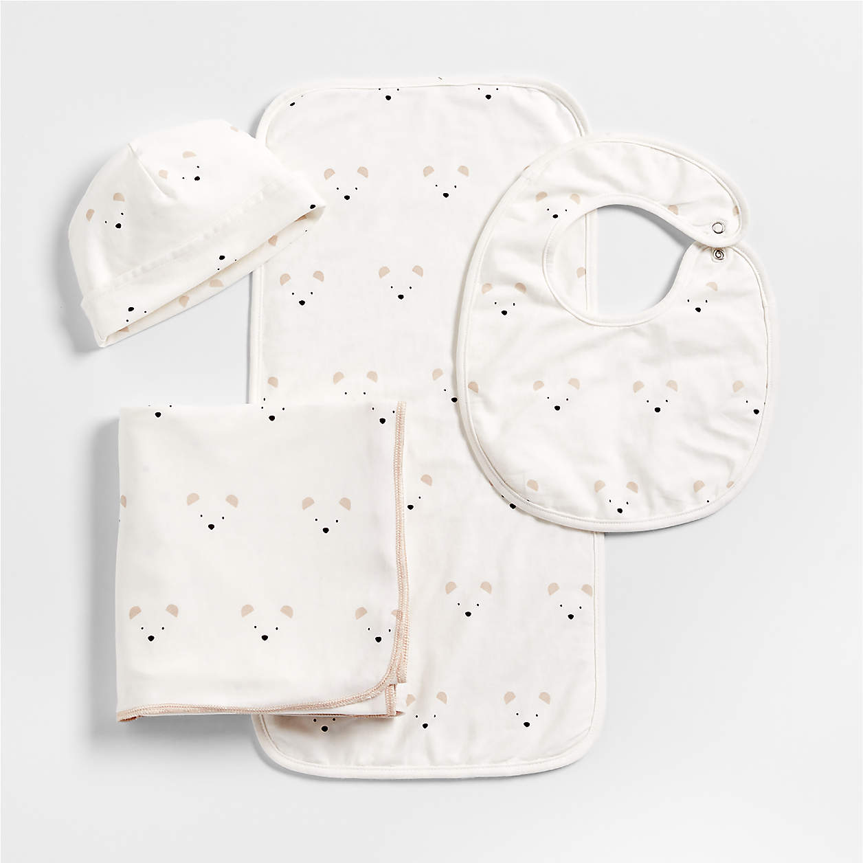 Bear Organic Baby Gift Set Crate & Kids