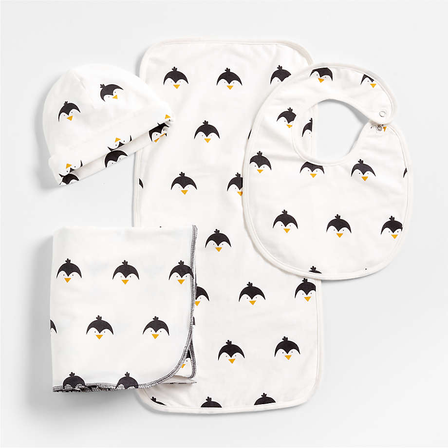 crateandbarrel.com | Penguin Organic Baby Gift Set