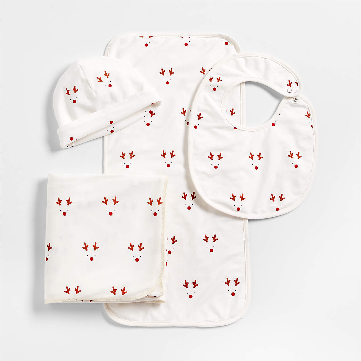Christmas Reindeer Organic Baby Gift Set + Reviews Crate & Kids