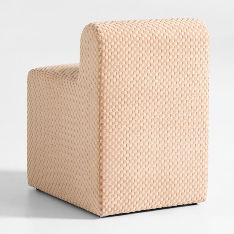 Wellie Terracotta Slipcovered Vanity Kids Chair - image 6 of 8