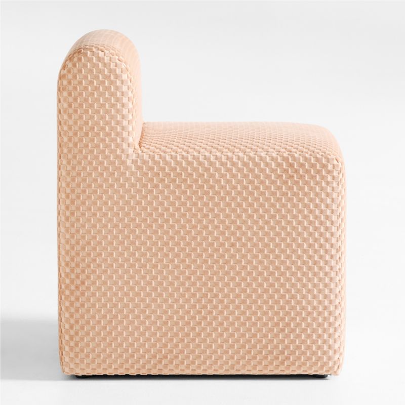 Wellie Terracotta Slipcovered Vanity Kids Chair - image 5 of 8