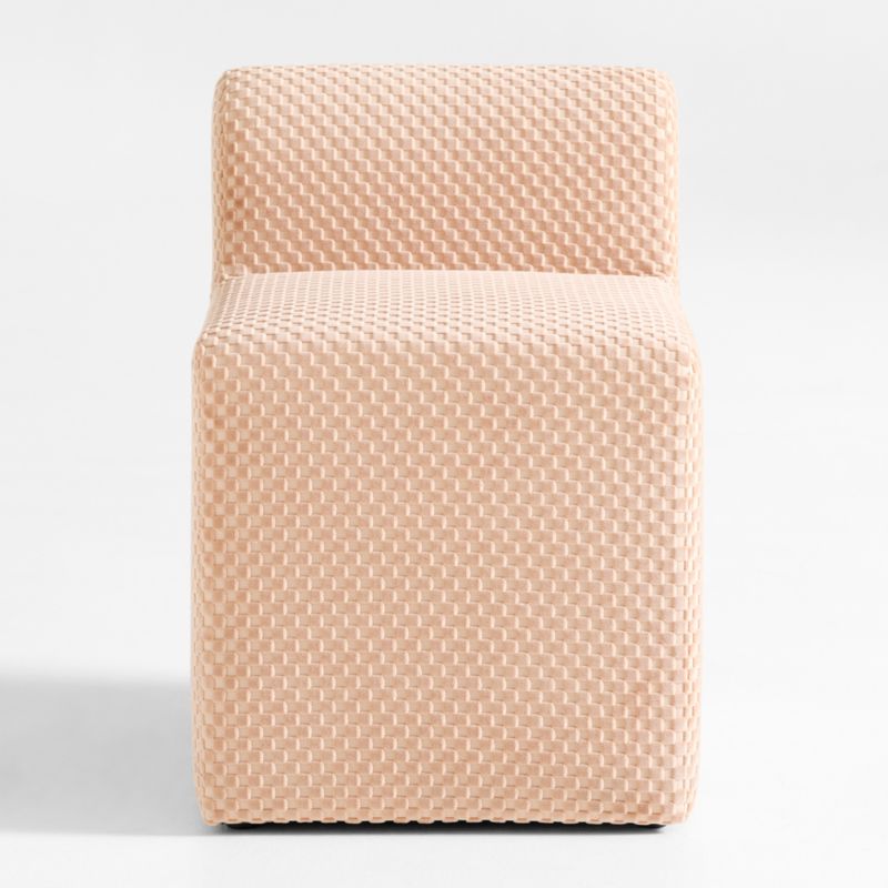 Wellie Terracotta Slipcovered Vanity Kids Chair - image 0 of 8