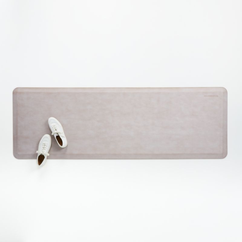 WellnessMats 6'x2' Sand Dollar Linen Mat + Reviews Crate & Barrel